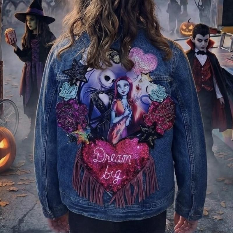 Décor Big Dreams “Vestes en Jean Personnalisées & Féeriques pour Enfants – Cadeaux Uniques pour Noël et Anniversaires