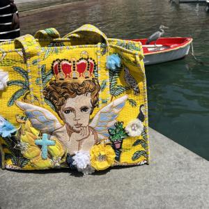 Image Maxi Caba Bohème “Chill Angel” – Pièce Unique Fait Main, Esprit Sicilien & Poésie à Offrir