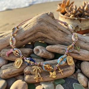 Image Collier Los Angeles - Coquillages Cauris et Acier Inoxydable (Modèle Unique)
