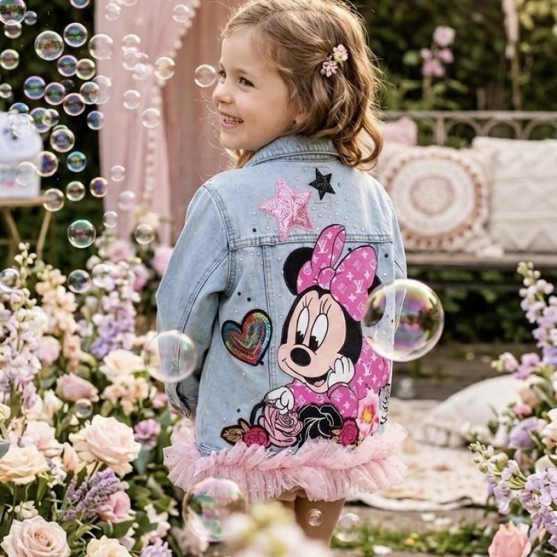 Décor Baby Mouse  “Vestes en Jean Personnalisées & Féeriques pour Enfants – Cadeaux Uniques pour Noël et Anniversaires