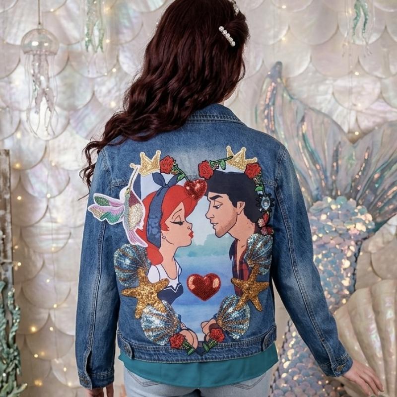 décor Love, Love  “Vestes en Jean Personnalisées & Féeriques pour Enfants – Cadeaux Uniques pour Noël et Anniversaires