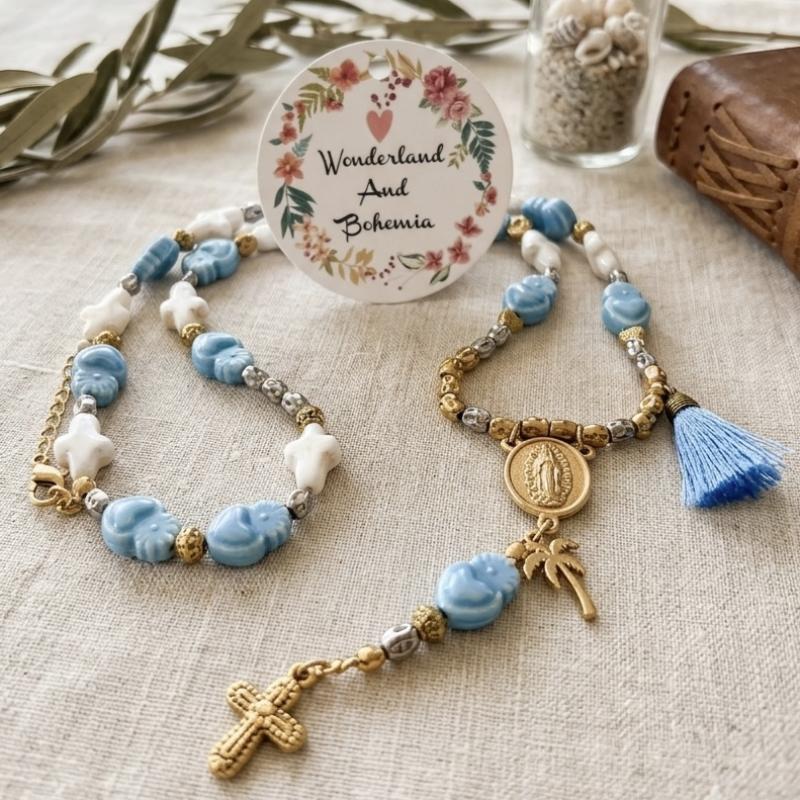 ⸻  Collier Chapelet – Collection Méditerranée